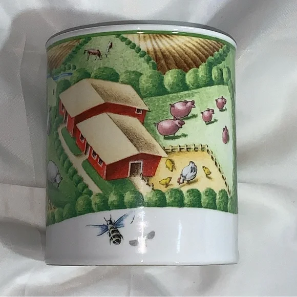 vintage TIFFANY & CO.Farm savings bank HAND LITHOGRAPHED/COLORED dated 2000